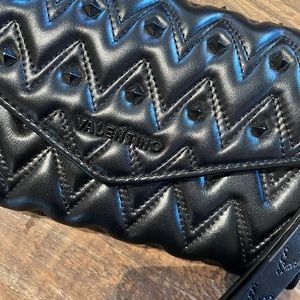 Mario Valentino Rockstud Wristlet Wallet